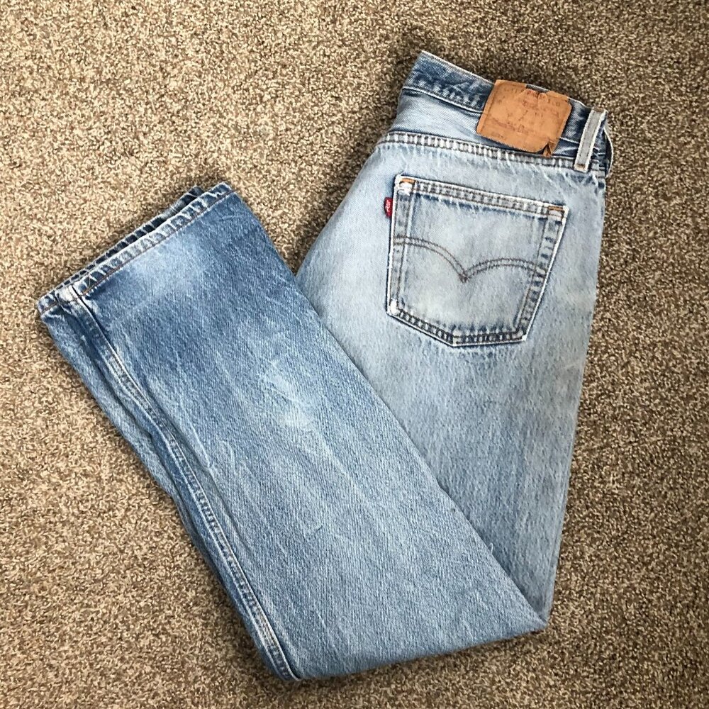 Vintage Levi's 501 Straight Leg Jeans